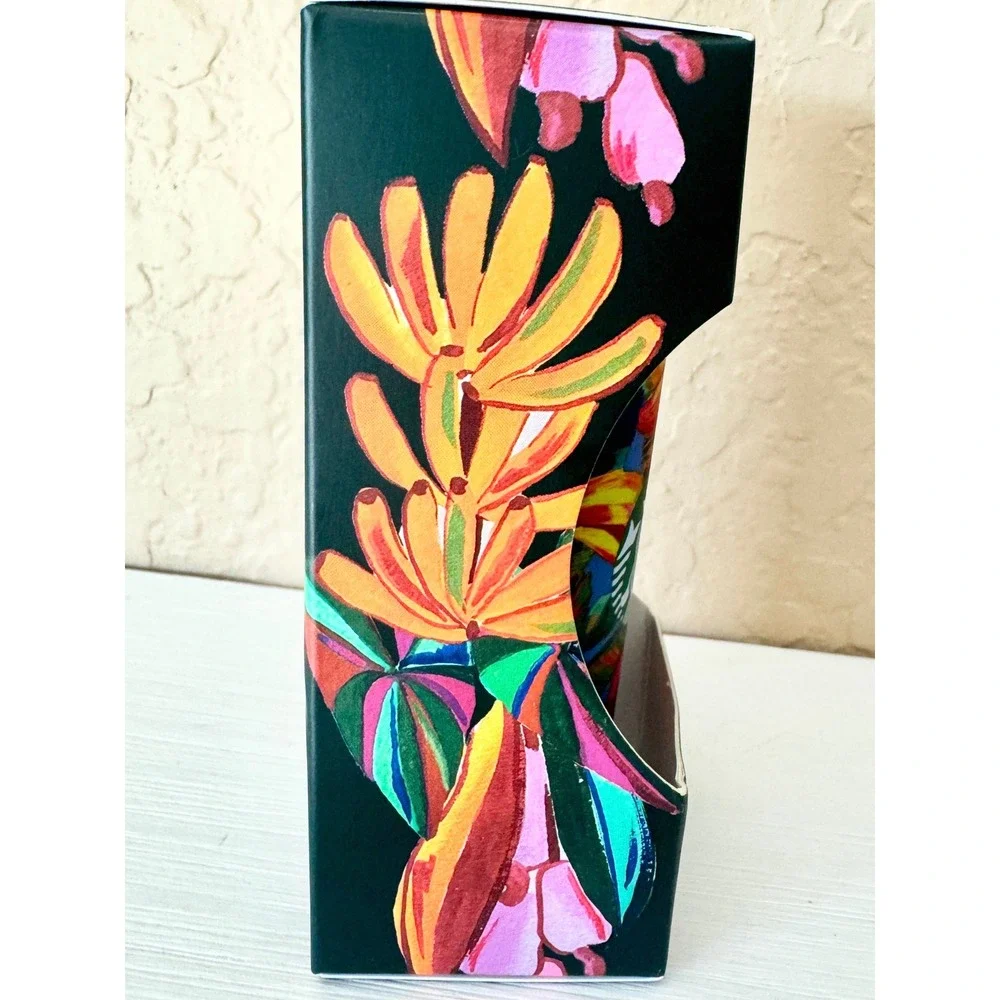 Starbucks x FARM Rio‎ Cold Cup Keychain Tropical Floral 2025 Limited Edition